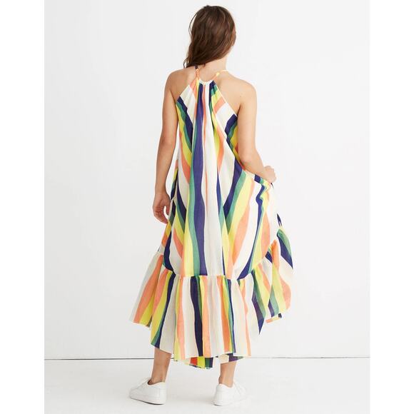 Madewell WHIT Striped Orly Dress Small - Picture 2 of 8